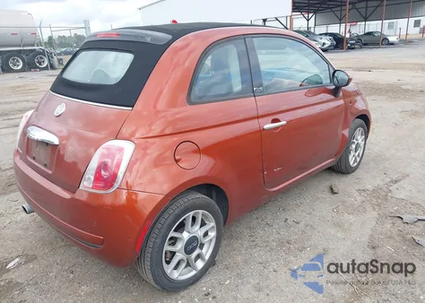 2013 Fiat 500C Pop из США, поврежденный, VIN 3C3CFFDR6DT512169